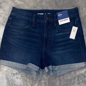 Old Navy Women's Deep Blue Jean Shorts